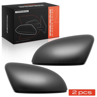 Frankberg 2x Spiegelkappe Vorne Links Rechts fér Seat Toledo IV KG3 Skoda Fabia III N