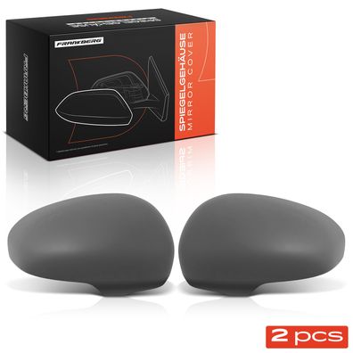 Frankberg 2x Abdeckung Außenspiegel Spiegelkappe Vorne Links Rechts fér Toyota IQ J1