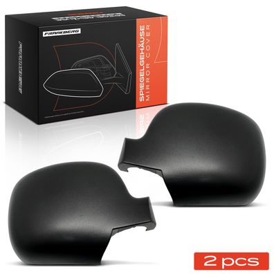 Frankberg 2x Abdeckung Außenspiegel Spiegelkappe Vorne Links Rechts fér Renault Kango