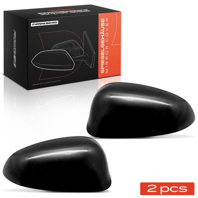 Frankberg 2x Abdeckung Außenspiegel Spiegelkappe Vorne Links Rechts fér Fiat Bravo II