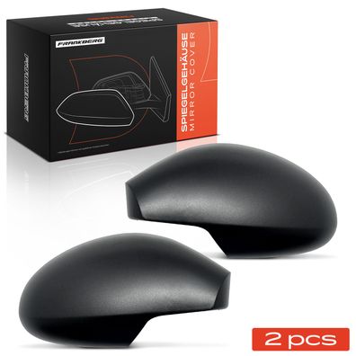 Frankberg 2x Abdeckung Außenspiegel Spiegelkappe Vorne Links Rechts fér Seat Cordoba