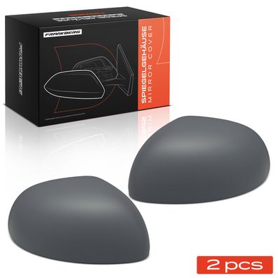 Frankberg 2x Abdeckung Außenspiegel Spiegelkappe Vorne Links Rechts fér Fiat 500L 351