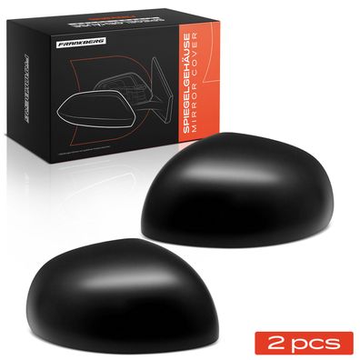 Frankberg 2x Abdeckung Außenspiegel Spiegelkappe Vorne Links Rechts fér Fiat 500L 351