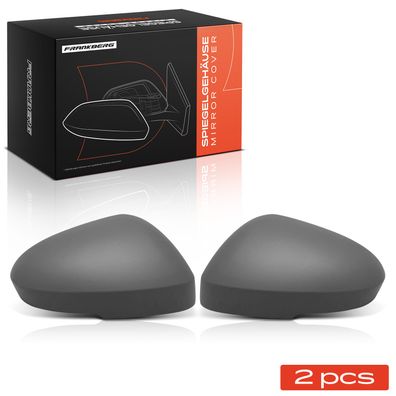 Frankberg 2x Abdeckung Außenspiegel Spiegelkappe Vorne Links Rechts fér Nissan Juke F