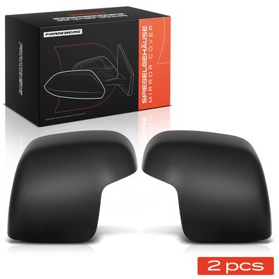 Frankberg 2x Abdeckung Außenspiegel Spiegelkappe Vorne Links Rechts für Peugeot Bippe
