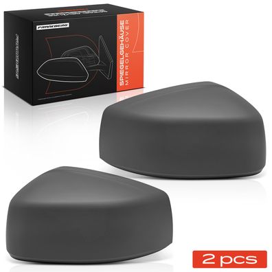 Frankberg 2x Abdeckung Außenspiegel Spiegelkappe Vorne Links Rechts für Ford Tourneo