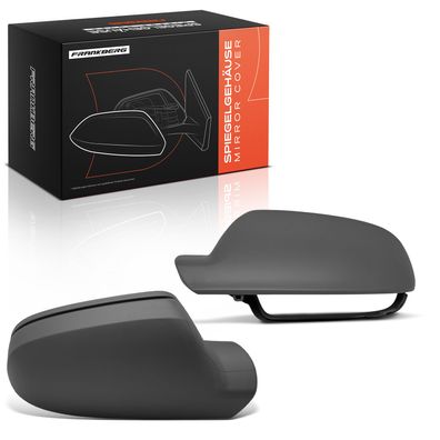 Frankberg 2x Abdeckung Außenspiegel Spiegelkappe Vorne Links Rechts fér Audi A3 8P1 A