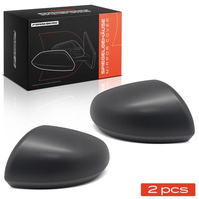 Frankberg 2x Abdeckung Spiegelkappe Vorne Links Rechts fér Dacia Duster HM 1.0L 1.2L