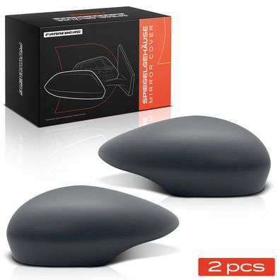 Frankberg 2x Abdeckung Außenspiegel Spiegelkappe Vorne Links Rechts fér Ford B-Max JK