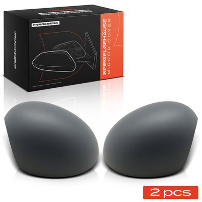 Frankberg 2x Abdeckung Außenspiegel Spiegelkappe Vorne Links Rechts fér MINI Mini R50