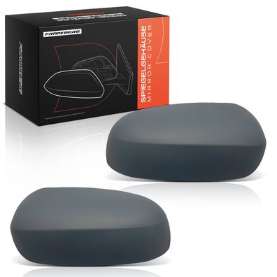 Frankberg 2x Abdeckung Außenspiegel Spiegelkappe Vorne Links Rechts fér Opel Corsa C