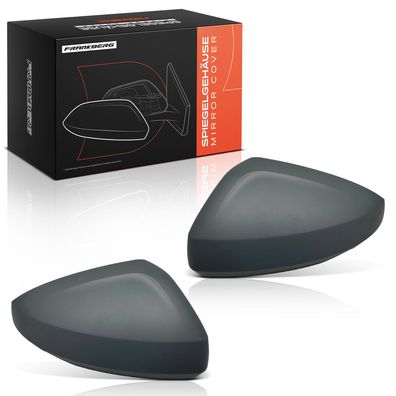 Frankberg 2x Spiegelkappe Vorne Links Rechts fér VW Polo AE1 AW1 BZ1 1.0L 1.5L 1.6L 2