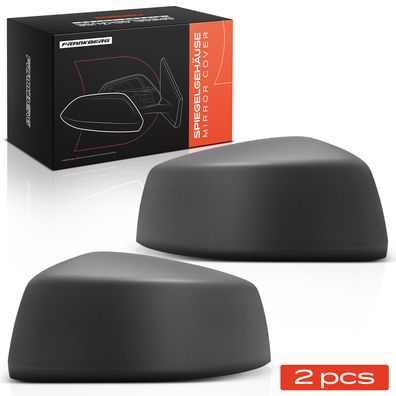 Frankberg 2x Abdeckung Außenspiegel Spiegelkappe Vorne Links Rechts für Ford Tourneo