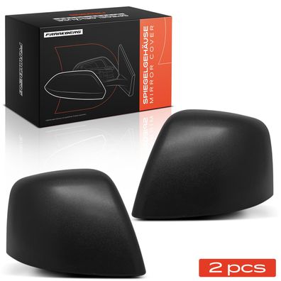 Frankberg 2x Abdeckung Außenspiegel Spiegelkappe Vorne Links Rechts fér Ford Tourneo