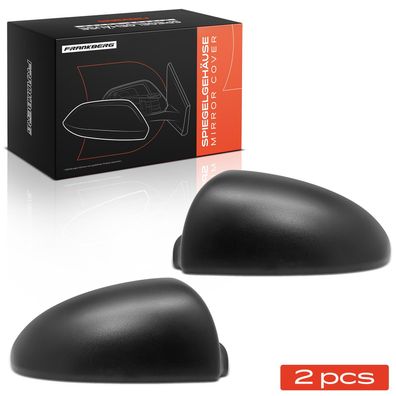 Frankberg 2x Abdeckung Außenspiegel Spiegelkappe Vorne Links Rechts fér Smart Fortwo