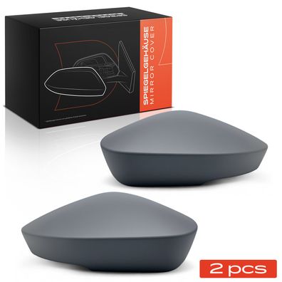 Frankberg 2x Abdeckung Spiegelkappe Vorne Links Rechts für Peugeot Partner Citroën Be