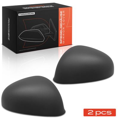 Frankberg 2x Abdeckung Außenspiegel Spiegelkappe Vorne Links Rechts fér Fiat 194 Lanc