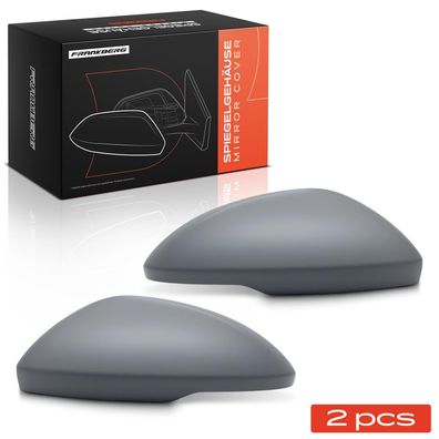 Frankberg 2x Abdeckung Außenspiegel Spiegelkappe Vorne Links Rechts fér Opel Astra K
