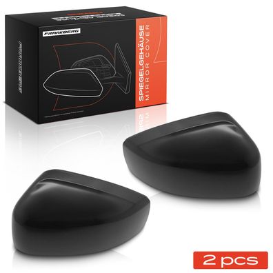 Frankberg 2x Abdeckung Außenspiegel Spiegelkappe Vorne Links Rechts fér VW Caddy V Ka