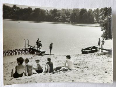 DDR Ansichtskarten Üdersee Am Ferienheim VEB Baustoffversorgung Berlin AK