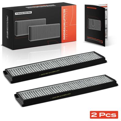 Frankberg 2x Innenraumfilter Aktivkohlefilter für Mercedes-Benz 124 Stufenheck W124 T