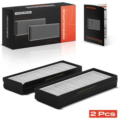 Frankberg 2x Innenraumfilter Aktivkohlefilter für Hyundai Santa Fé I Sonata 4 5 Traje