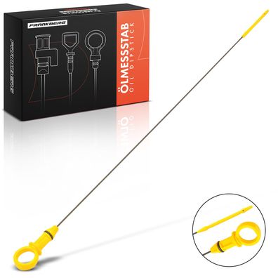 Frankberg 1x Ölmessstab Ölpeilstab Ölstab für Citroën Berlingo Multispace C3 II Peuge