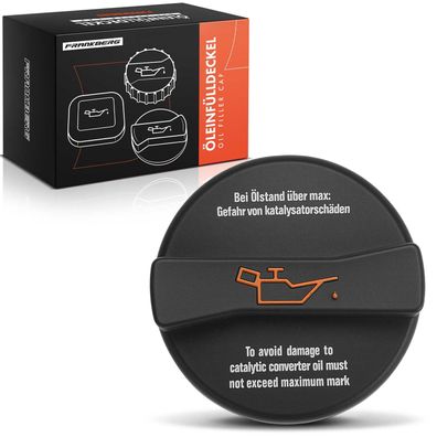 Frankberg 1x Ölverschlusskappe Öldeckel Ölkappe für VW Golf Polo Passat Sharan Sciroc