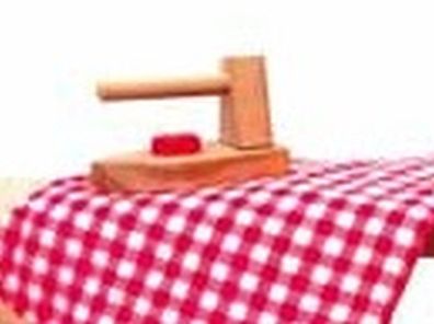 Holspielzeug Holzbügeleisen NEU Kinderbügeleisen Haushalt Spielzeug