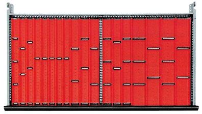 Schubladenschrank Zubehör MULDPL-(F. Slshrnk-pro700b)-40mm-54stk
