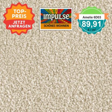 Vorwerk Amelie 6D03 Velours 400 cm breit - keine Versandkosten ab 5 m²