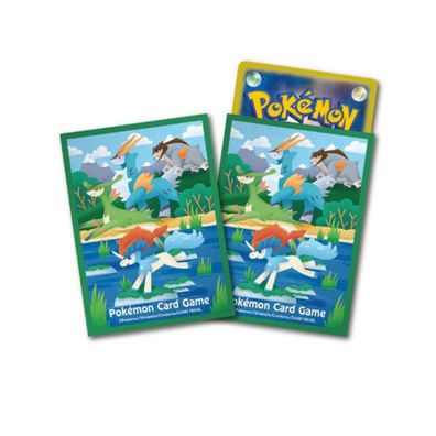 Pokemon Karten Héllen Premium 64x Keldeo Eisenblatt Sleeves TCG