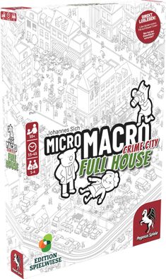 MicroMacro: Crime City 2 â?? Full House Gesellschaftsspiel (Edition Spielwiese)