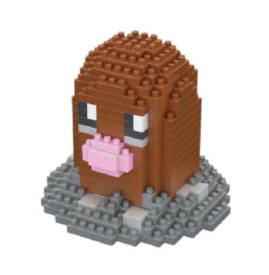Pokemon LNO Micro-Bricks Figur Digda / Diglett
