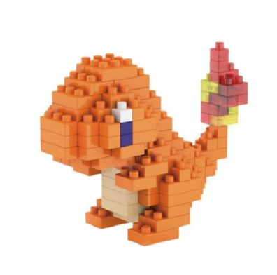 Pokemon LNO Micro-Bricks Bausatz Glumanda / Charmander