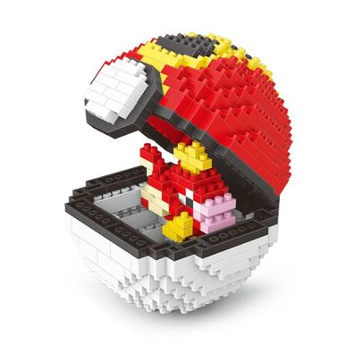 Pokemon Karpador mit Pokeball LNO Micro-Bricks Figur Magikarp