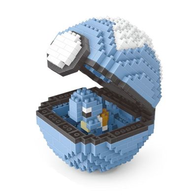 Pokemon Schiggy mit Pokeball LNO Micro-Bricks Figur Squirtle