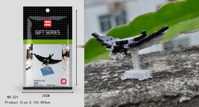 Mantarochen Figur Bausteine Modell LNO Micro-Bricks