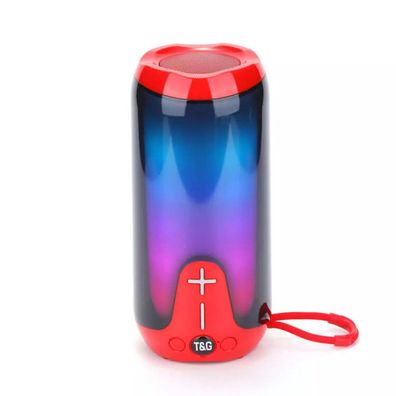 Tragbarer Bluetooth Lautsprecher T&G mit Farbwechsel und Licht