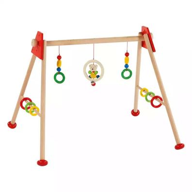 Heimess Baby-Fit Spieltrapez â??Bärâ?? â?? Holz-Spieltrainer 763770 | ab Geburt