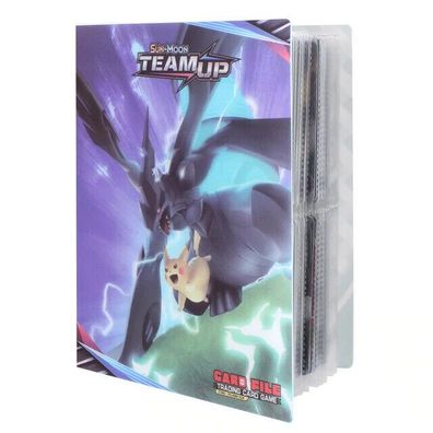 Pokemon 240 Karten Album Zekrom und Pikachu TCG