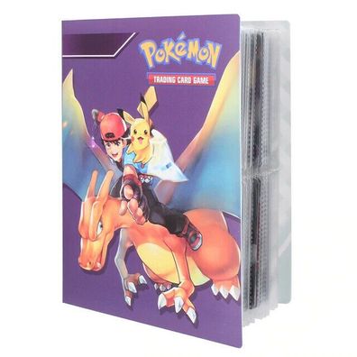 Pokemon 240 Karten Album Ash mit Glurak TCG