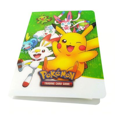 Pokemon Ordner Pikachu Hopplo Froxy Sammelalbum 80 Karten Portfolio