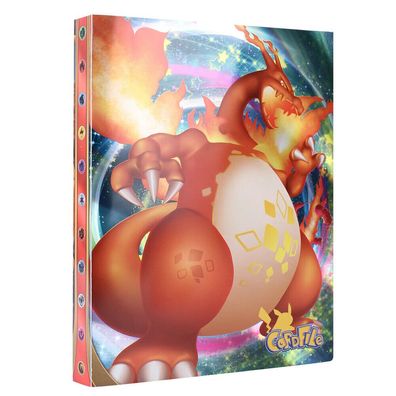3D Pokemon Holo Ordner Glurak Sammelalbum 240 Karten Portfolio