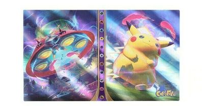 3D Pokemon Holo Ordner Mega Pikachu Sammelalbum 240 Karten Portfoliolio