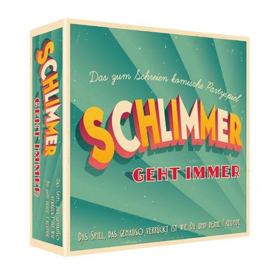 Schlimmer geht immer â?? Das zum schreien komische Partyspiel