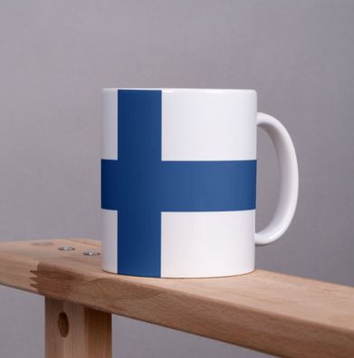 Finnland Kaffeetasse Flagge Pot Kaffee Tasse Becher FIN Coffeecup Béro Tee