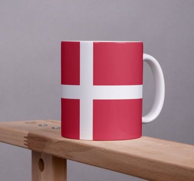 Dänemark Kaffeetasse Flagge Pot Kaffee Tasse Becher DK Coffeecup Béro Tee