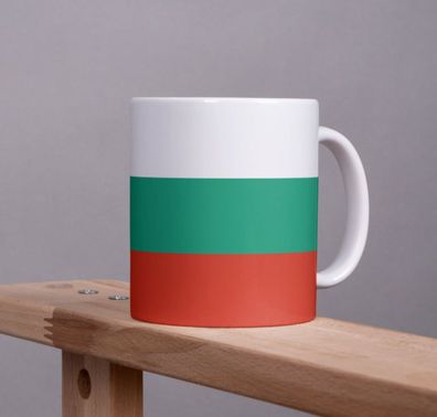 Bulgarien Kaffeetasse Flagge Pot Kaffee Tasse Becher BUL Coffeecup Béro Tee