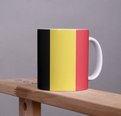 Belgien Kaffeetasse Flagge Pot Kaffee Tasse Becher BEL Coffeecup Béro Tee